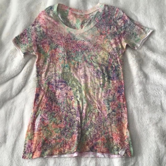 Multi Color Rhinestone Top - Picture 1 of 6